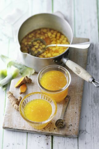 Ananas-Kurkuma-Konfitüre Ananas-Kurkuma-Konfitüre