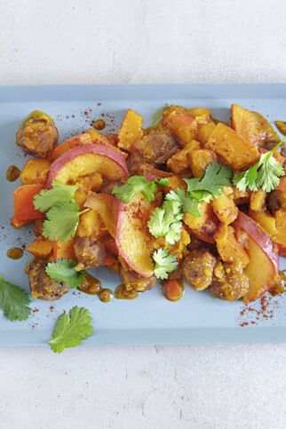 Kürbis-Maronen-Gemüse Kürbis-Maronen-Gemüse