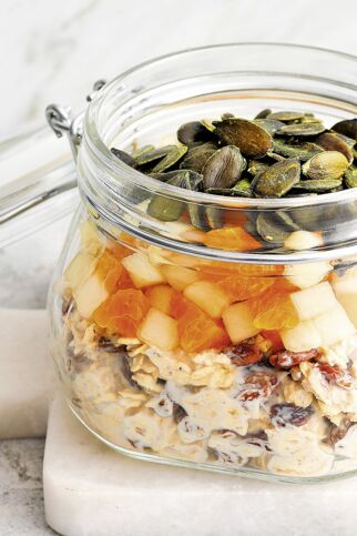 Overnight Oats mit Früchten Overnight Oats mit Früchten