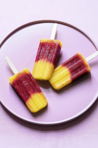 Mango-Himbeer-Eis Mango-Himbeer-Eis