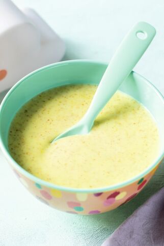 Dinkel-Mango-Brei Dinkel-Mango-Brei