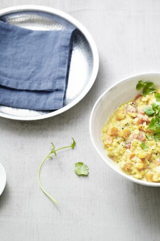 Gelbes Kokos-Linsen-Curry Gelbes Kokos-Linsen-Curry