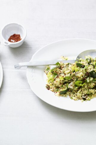 Hot-Tabouleh mit Zucchini Hot-Tabouleh mit Zucchini