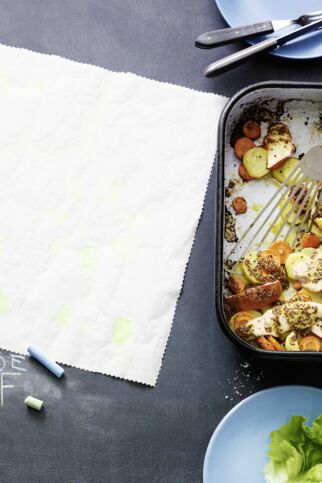 Gratiniertes Senfhähnchen Gratiniertes Senfhähnchen