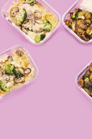 Schwein gehabt mit Auflauf und Teriyaki-Pfanne Schwein gehabt mit Auflauf und Teriyaki-Pfanne