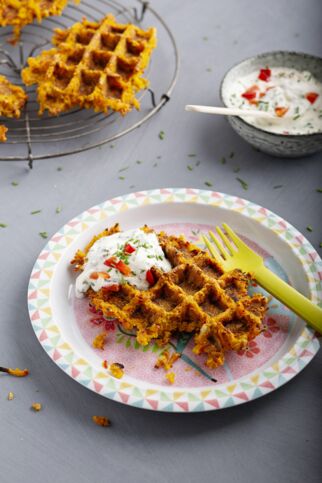 Kürbis-Curry-Waffeln