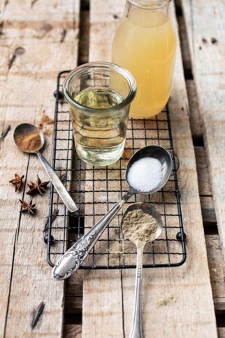 Weißer Glühwein Weißer Glühwein