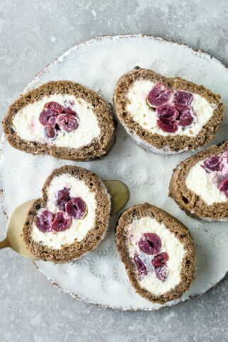 Schwarzwälder Kirschrolle Schwarzwälder Kirschrolle