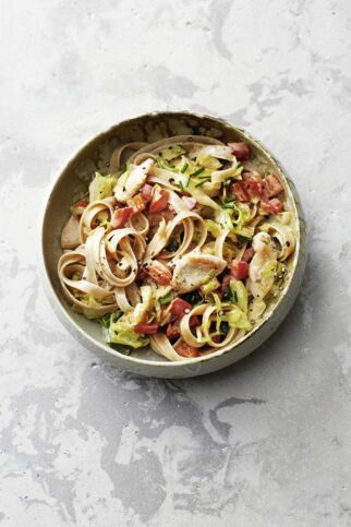 Spitzkohl-Hähnchen-Pasta Spitzkohl-Hähnchen-Pasta