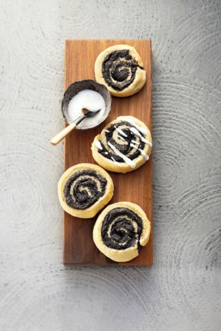 Mohnschnecken mit Erythrit Mohnschnecken mit Erythrit