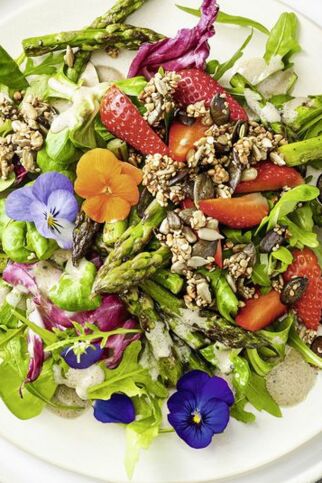 Salat-Buchweizen-Granola Salat-Buchweizen-Granola