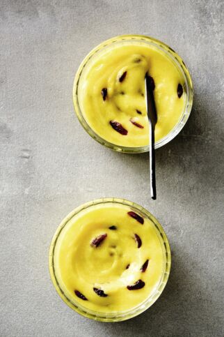 Mango-Ananas-Aufstrichkalt gerührt Mango-Ananas-Aufstrichkalt gerührt