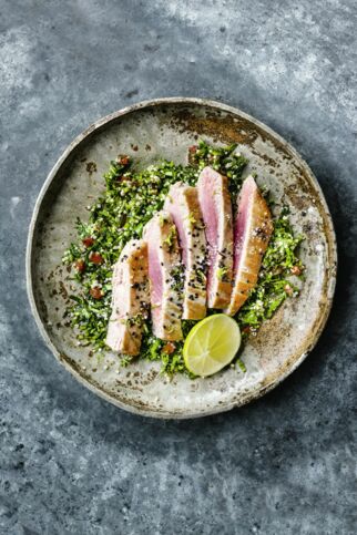Thunfisch mit Quinoa-Salat Thunfisch mit Quinoa-Salat