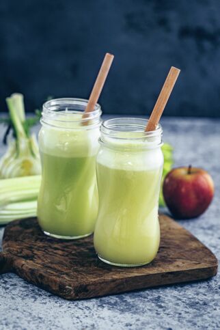 Sellerie-Apfel-Fenchel-Saft Sellerie-Apfel-Fenchel-Saft