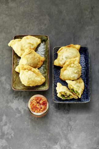 Samosas mit Kartoffelfüllung