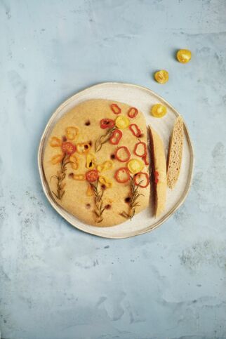 Blumen-Focaccia Blumen-Focaccia