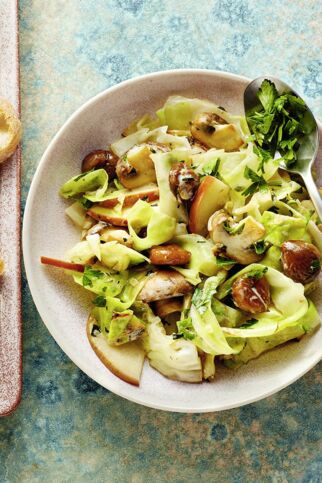 Spitzkohl-Maronen-Pfanne Spitzkohl-Maronen-Pfanne