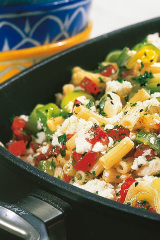 Nudeln mit Lauch und Feta Nudeln mit Lauch und Feta