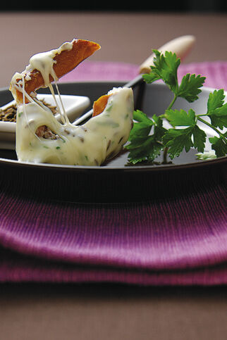 Käsefondue mit Bier Käsefondue mit Bier