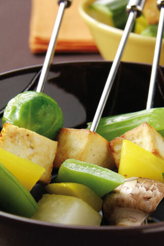 Vegetarisches Brühefondue Vegetarisches Brühefondue