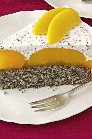 Pfirsich-Mohntorte Pfirsich-Mohntorte