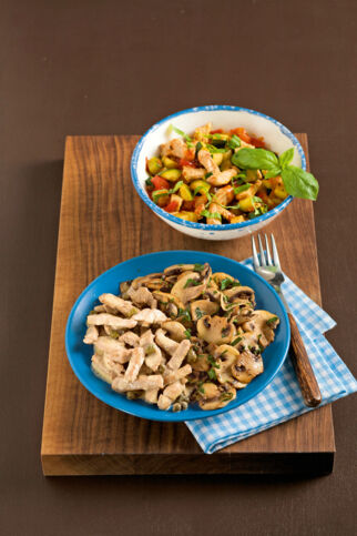 Putengeschnetzeltes mit Tomaten Putengeschnetzeltes mit Tomaten