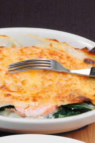 Lachs-Lasagne
