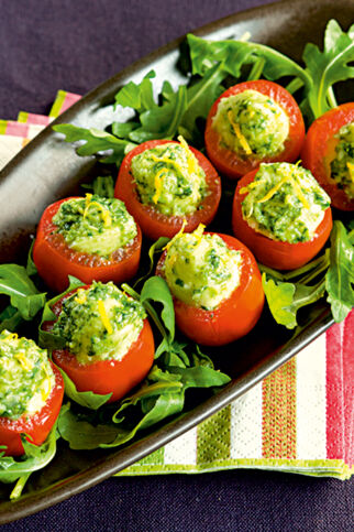 Cocktailtomaten mit Mozzarella Cocktailtomaten mit Mozzarella