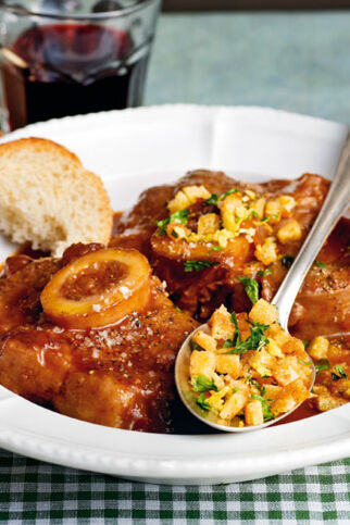 Ossobuco mit Salbei und gerösteter Gremolata