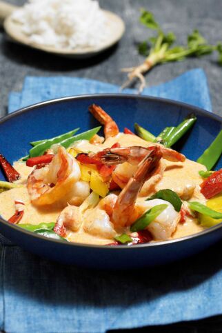 Garnelencurry mit Ananas Garnelencurry mit Ananas