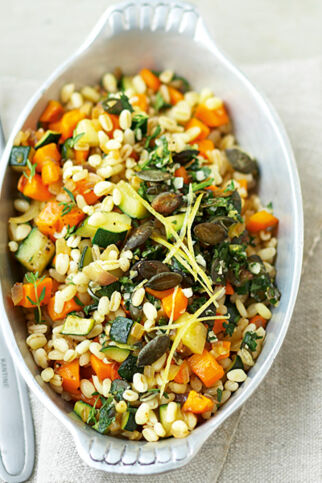 Gemüsepfanne mit Kräutern Gemüsepfanne mit Kräutern