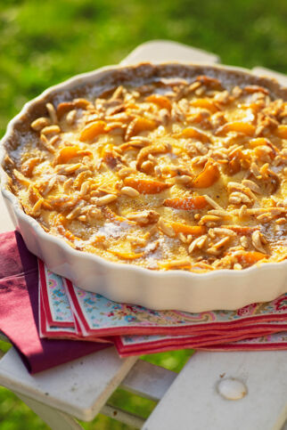 Aprikosentarte mit Mandeln Aprikosentarte mit Mandeln