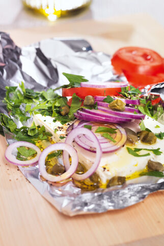 Feta in der Folie Feta in der Folie