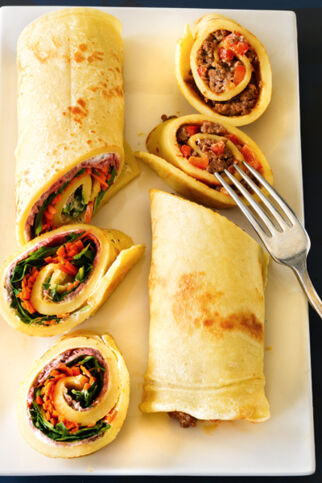 Gefüllte Pfannkuchen