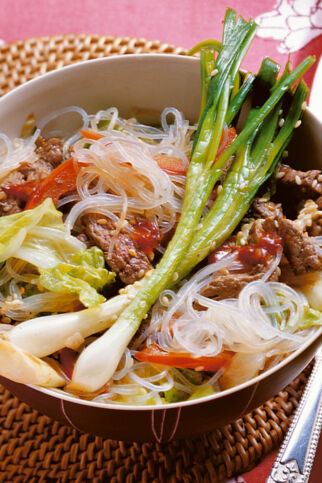 Glasnudeln mit Rindfleisch Glasnudeln mit Rindfleisch