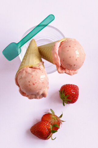 Erdbeer-Joghurt-Sorbet Erdbeer-Joghurt-Sorbet