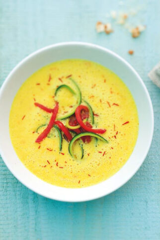 Paprika-Safran-Suppe