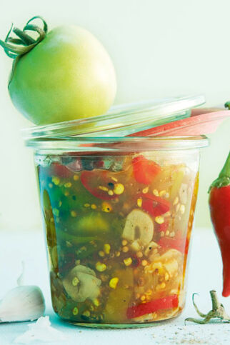 Grüne-Tomaten-Chutney Grüne-Tomaten-Chutney