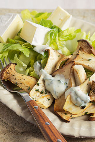 Käse-Pilz-Salat