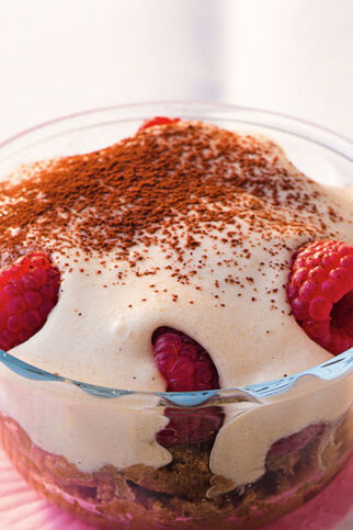 Cocomisu mit Himbeeren Cocomisu mit Himbeeren