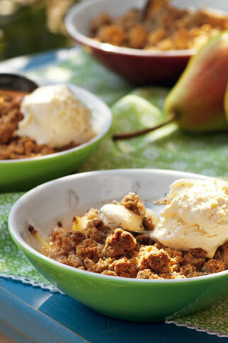 Birnen-Haselnuss-Crumble Birnen-Haselnuss-Crumble