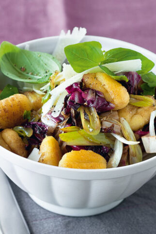 Gnocchi mit Radicchio Gnocchi mit Radicchio