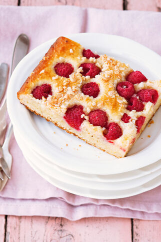 Himbeer-Mandel-Kuchen Himbeer-Mandel-Kuchen