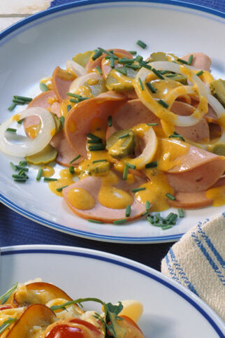 Pikanter Wurstsalat Pikanter Wurstsalat