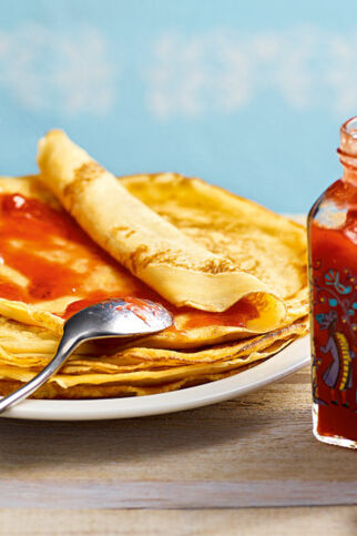 Pfannakuacha mit selber gmachta Marmelad Pfannakuacha mit selber gmachta Marmelad