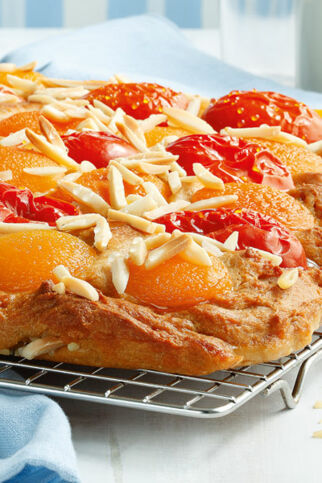 Aprikosen-Tomaten-Kuchen Aprikosen-Tomaten-Kuchen