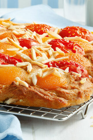Aprikosen-Tomaten-Kuchen