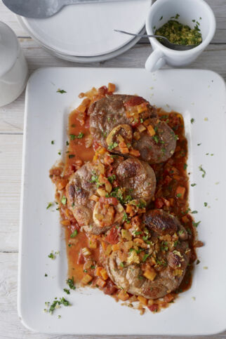 Ossobuco mit Bärlauch-Gremolata Ossobuco mit Bärlauch-Gremolata