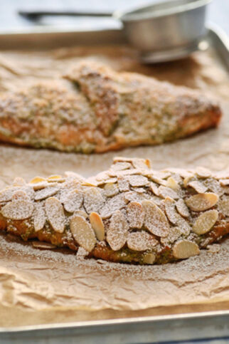 Croissants mit Pistazien-Frangipane Croissants mit Pistazien-Frangipane