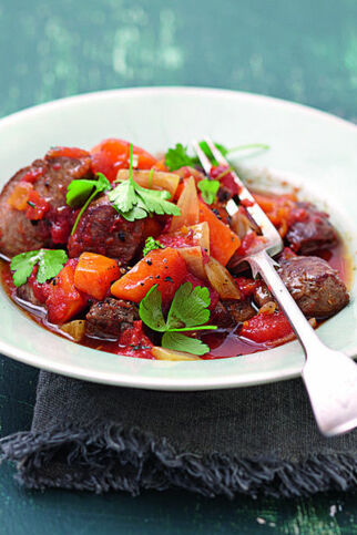 Lamm-Kürbis-Gulasch